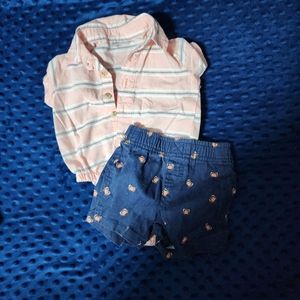 Infant-Mat hing baby bump outfit